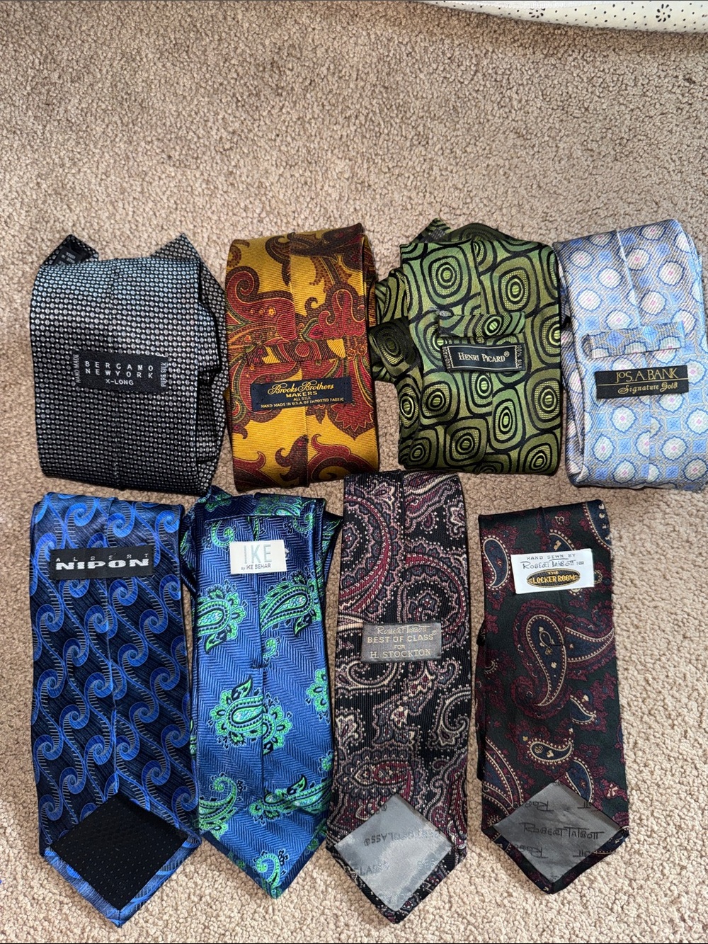 Designer Men's Paisley & Patterned Tie Collection - Assorted Colors - Picture 9 of 16